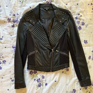 Rock & Republic Faux Leather Cropped Jacket
